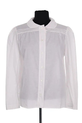 Chemise Agnès B. Blanc en Coton, taille M - Seconde Main