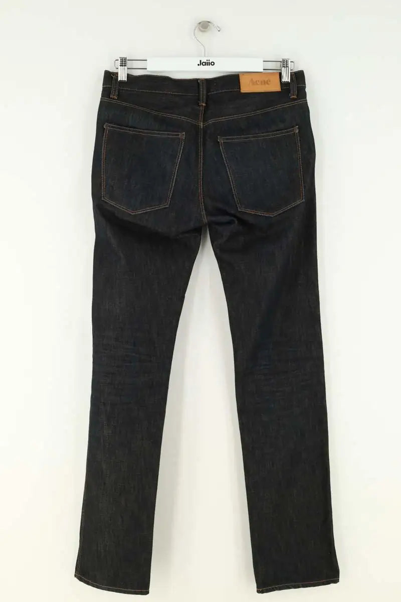 Jean droit Acne Studios Bleu en Coton
