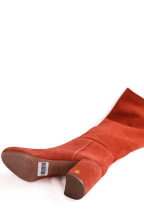 Bottes Tory Burch Marron en Daim