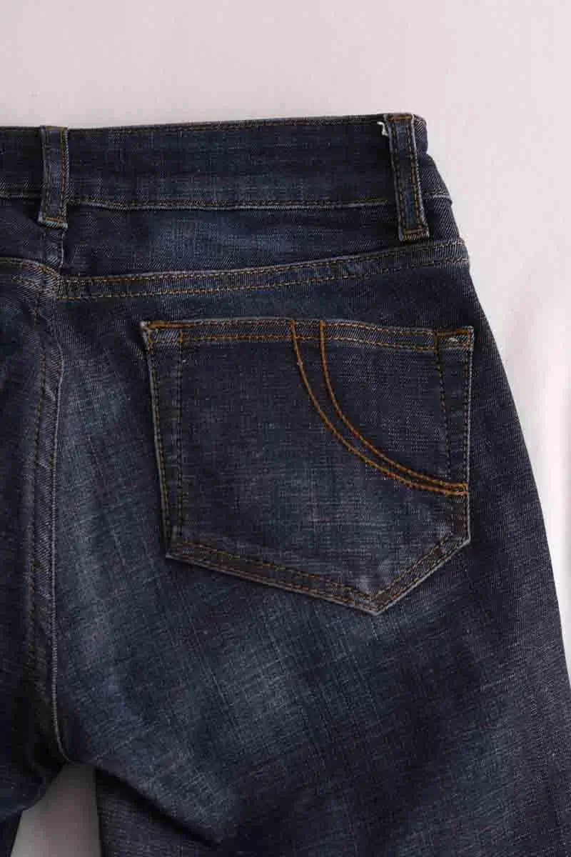 Jean slim Maje Other Bleu en Coton
