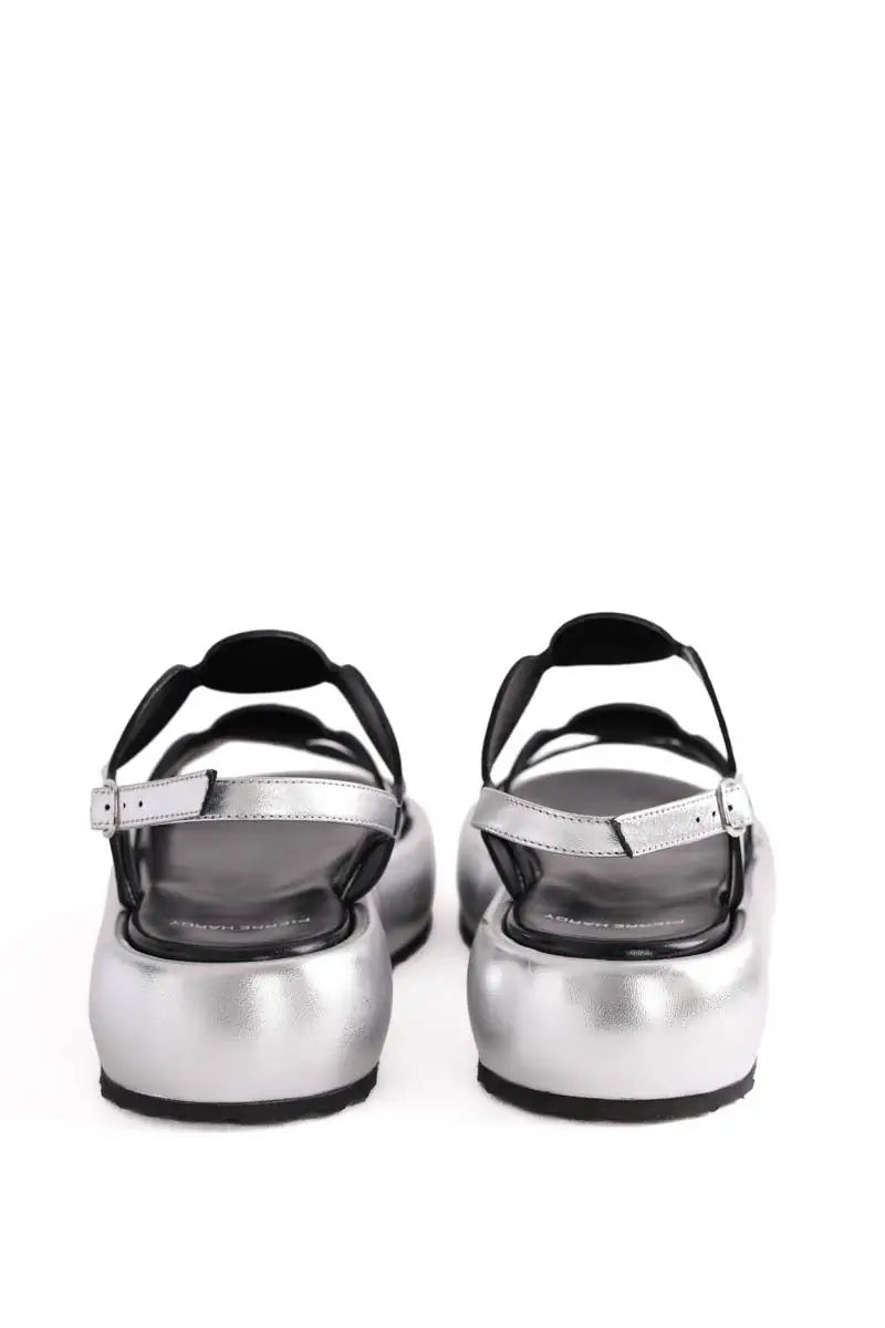Sandales Pierre Hardy Argent en Cuir