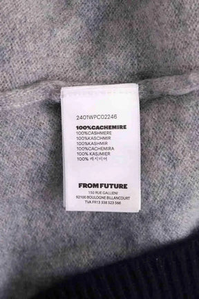 Cardigan From Future Gris en Cachemire