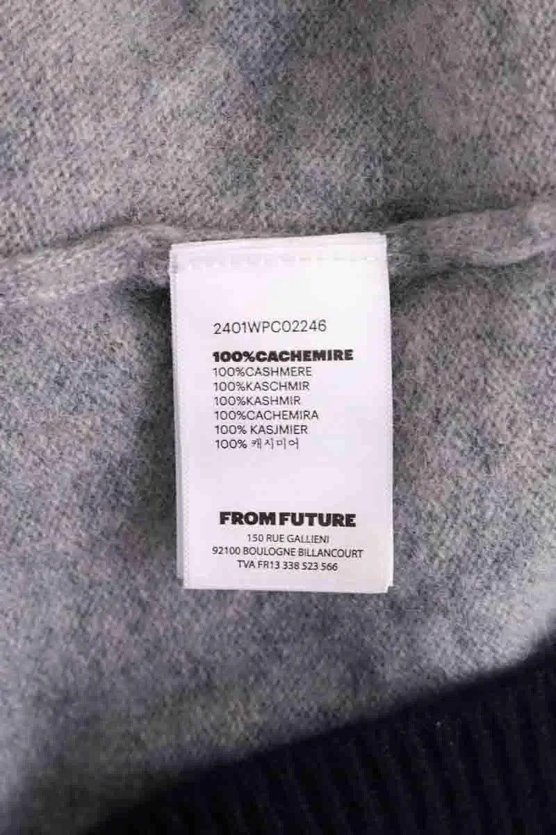 Cardigan From Future Gris en Cachemire