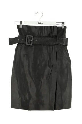Jupe Ba&Sh Noir en Cuir, taille S - Seconde Main