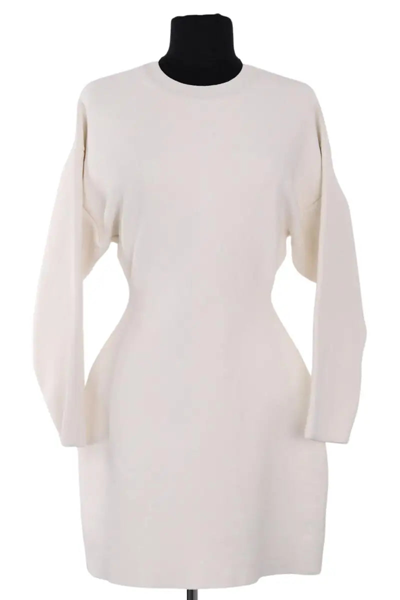Robe WARDROBE.NYC Beige en Viscose, taille S - Seconde Main
