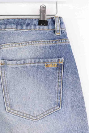 Jean droit Ba&Sh Bleu en Coton