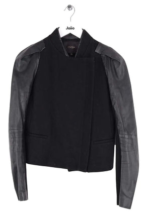 Veste Maje Noir en Laine, taille S - Seconde Main