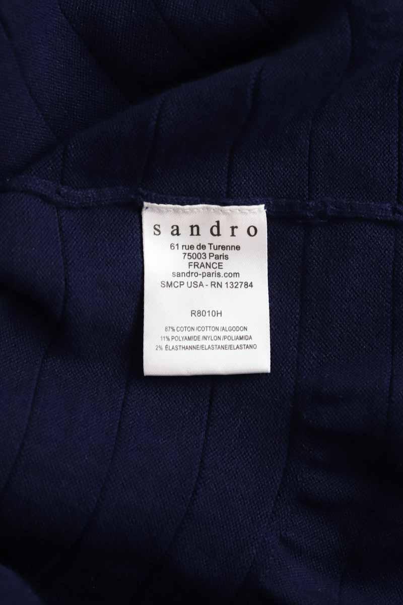 Mi-longueur Sandro  Bleu