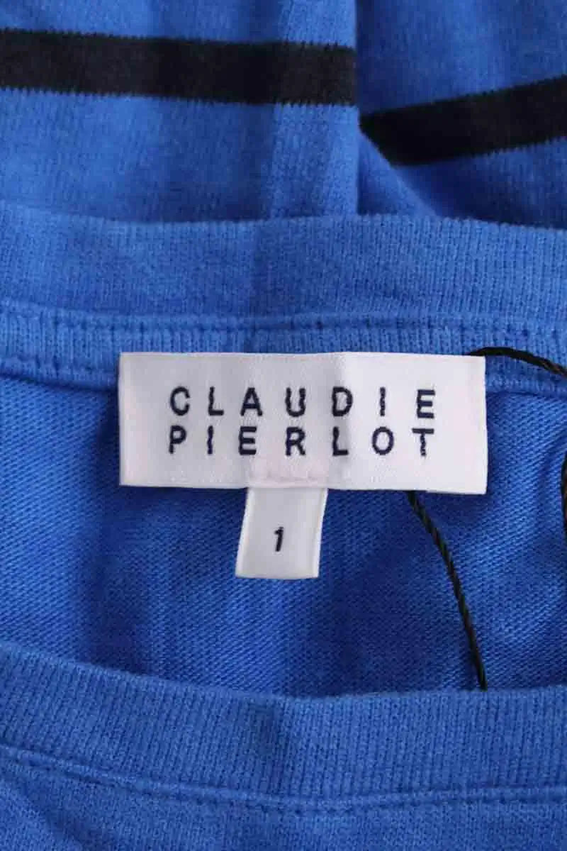 Pull Claudie Pierlot Bleu en Coton