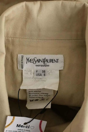 Robe Saint Laurent  Beige