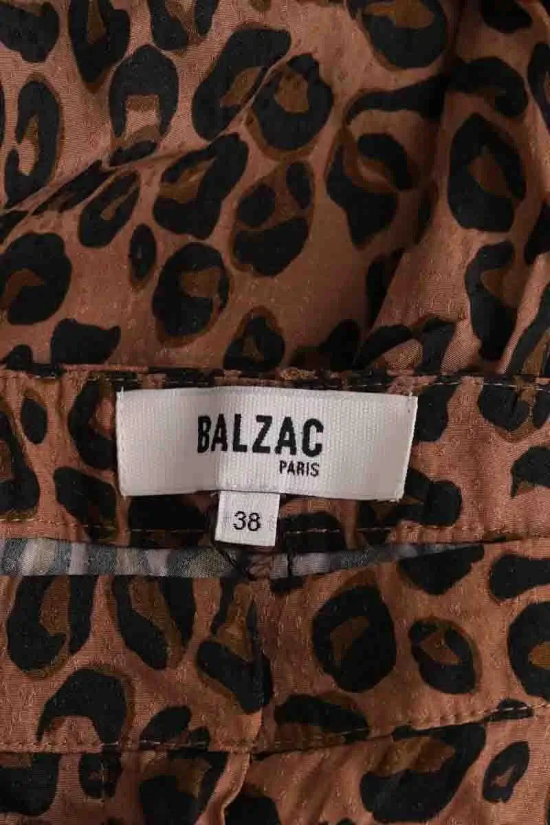 Pantalon Balzac Marron en Viscose