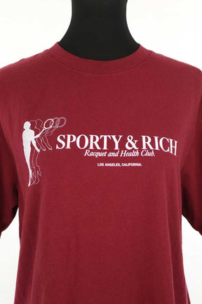 T-shirts Sporty & Rich  Rouge