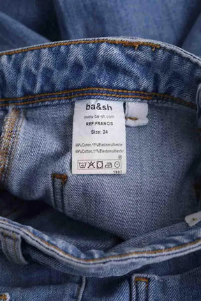 Jean bootcut Ba&Sh Bleu en Coton