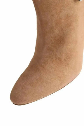 Bottes LK Bennett Loretta Camel en Daim