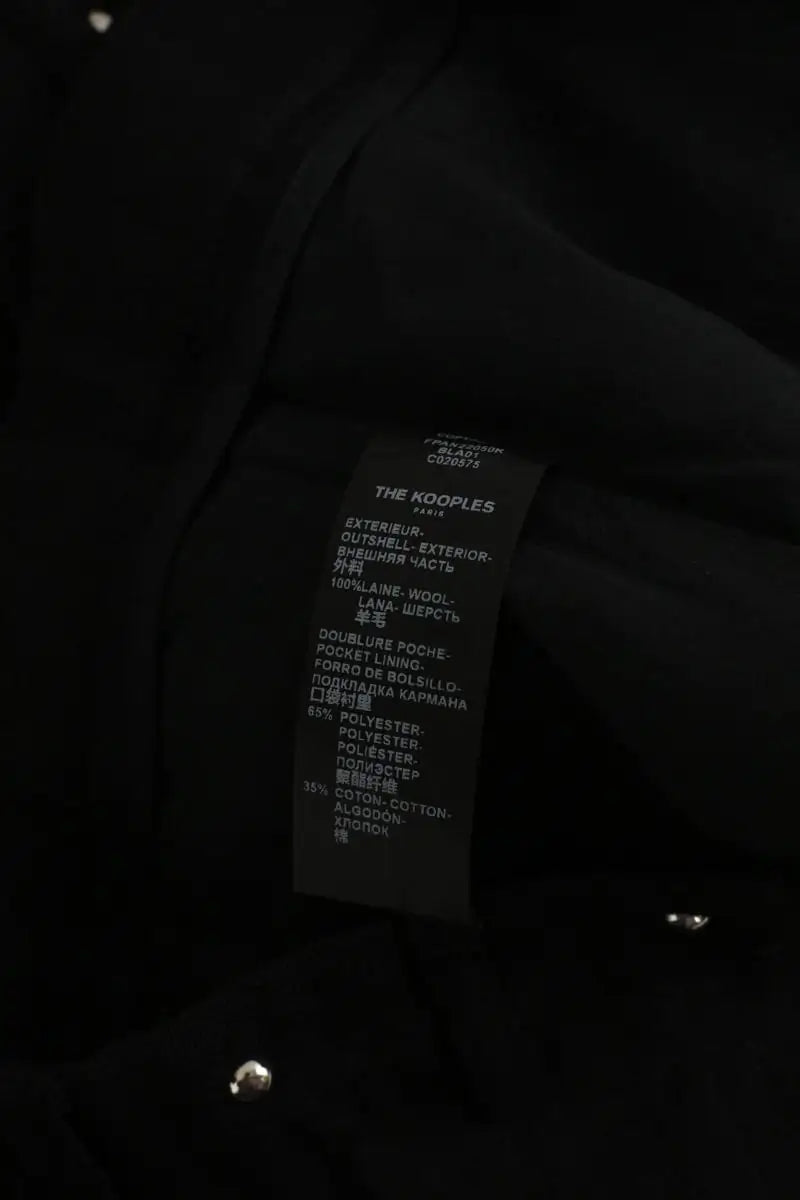 Pantalon droit The Kooples  Noir