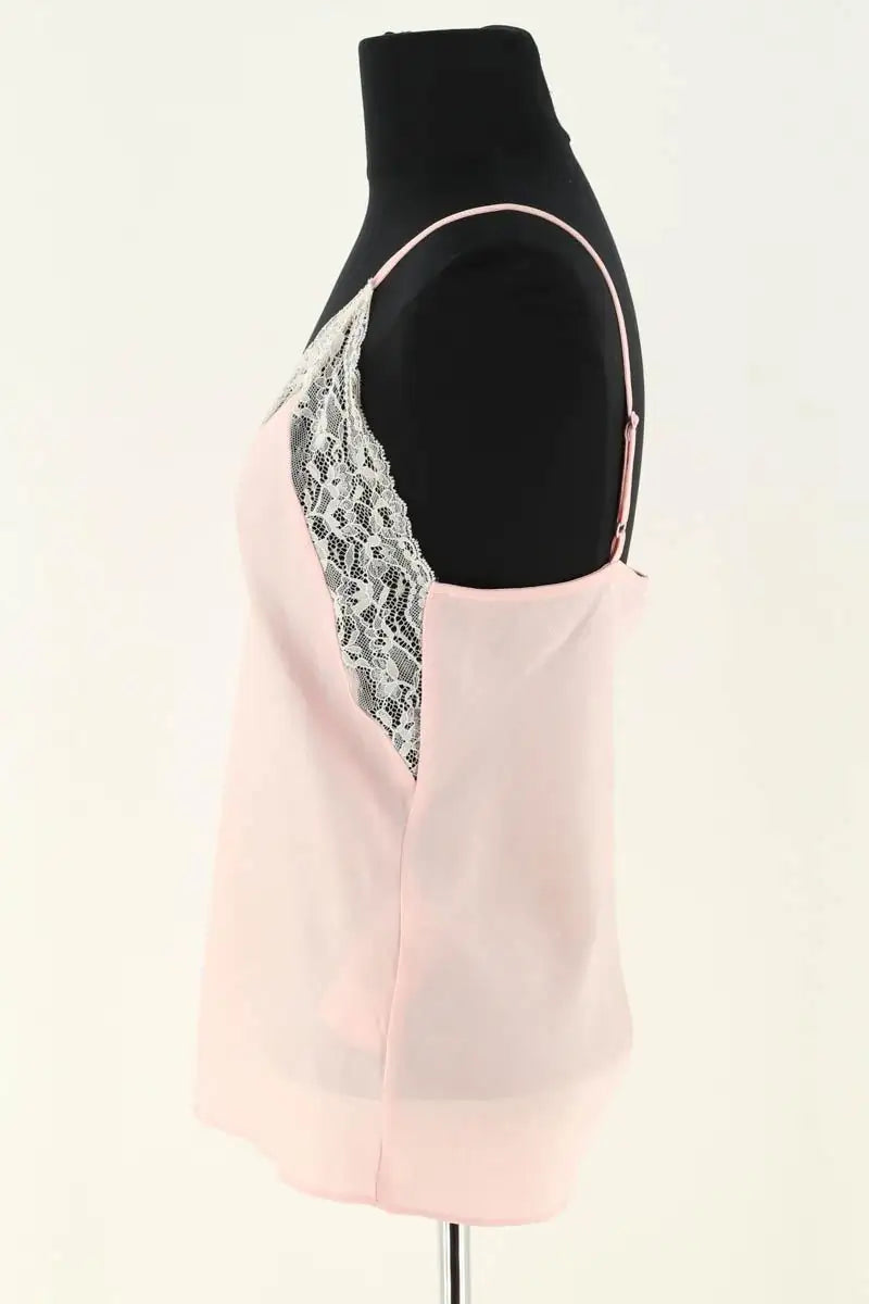 Top sans manche Maje Rose en Synthétique
