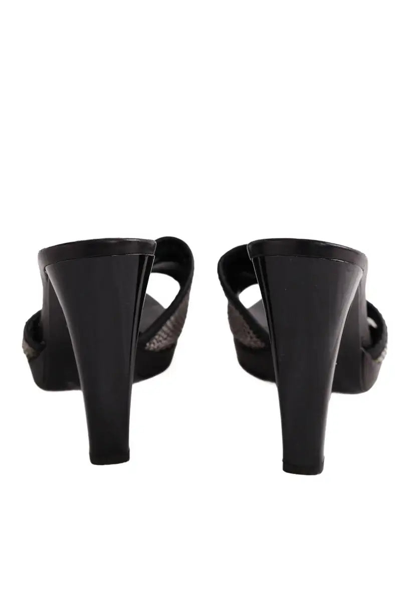 Talons Paco Rabanne Noir en Plastique