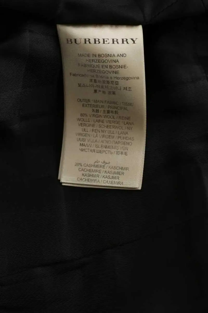 Veste Burberry Noir en Laine