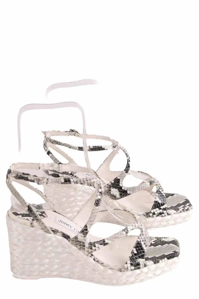Sandales Jimmy Choo Blanc en Cuir