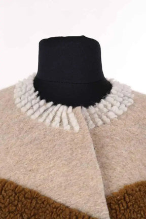 Manteau Maje Multicolore en Laine