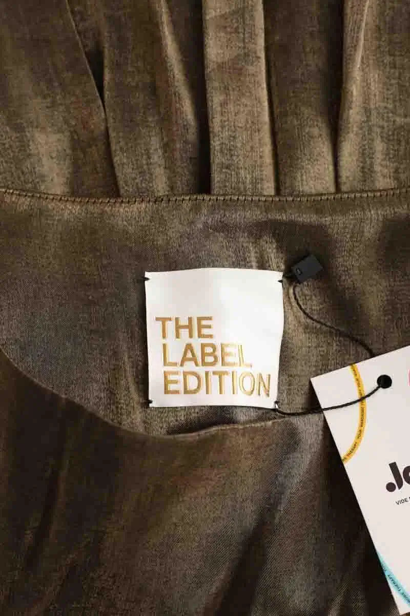 Mini jupe The Label Edition Doré en Synthétique