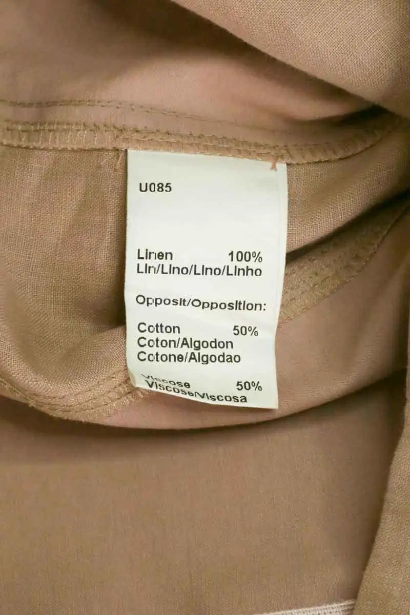 Top sans manche Gerard Darel Rose en Lin