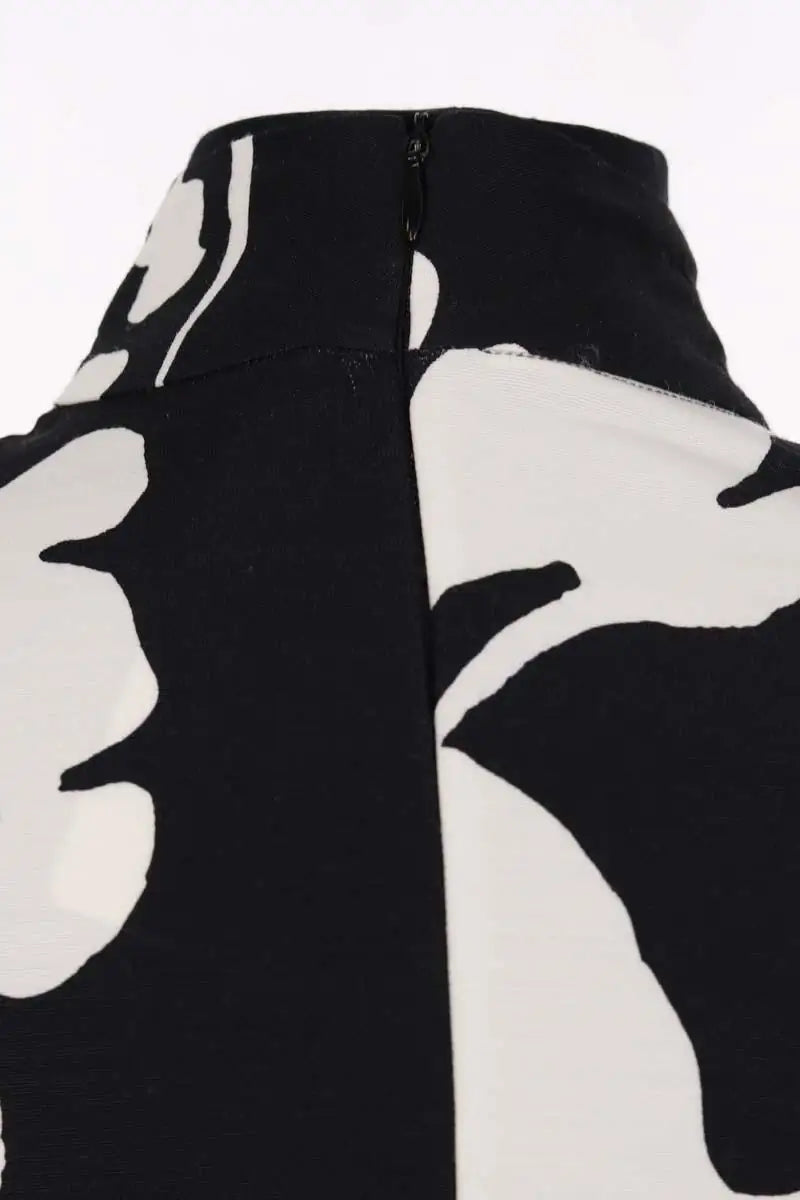 Robe Double Je Noir en Laine