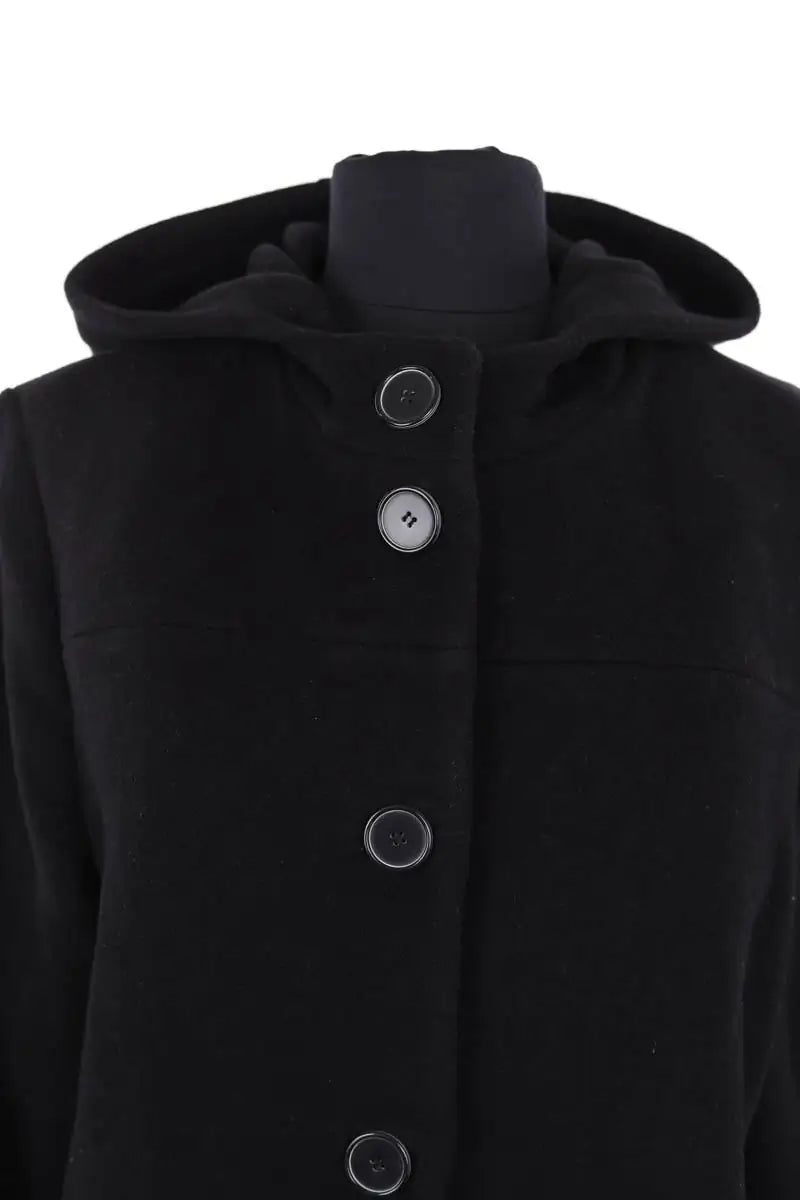 Manteau Claudie Pierlot Noir en Laine