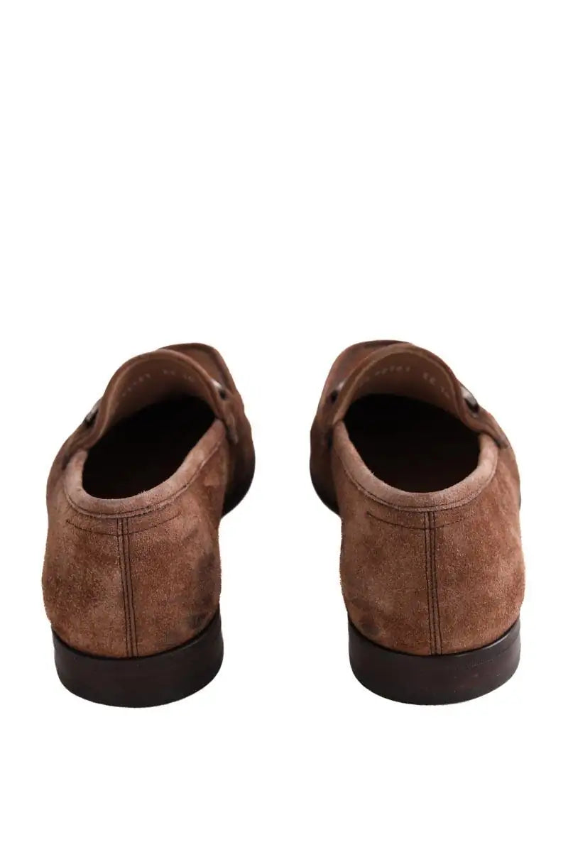 Mocassins Salvatore Ferragamo Marron en Daim