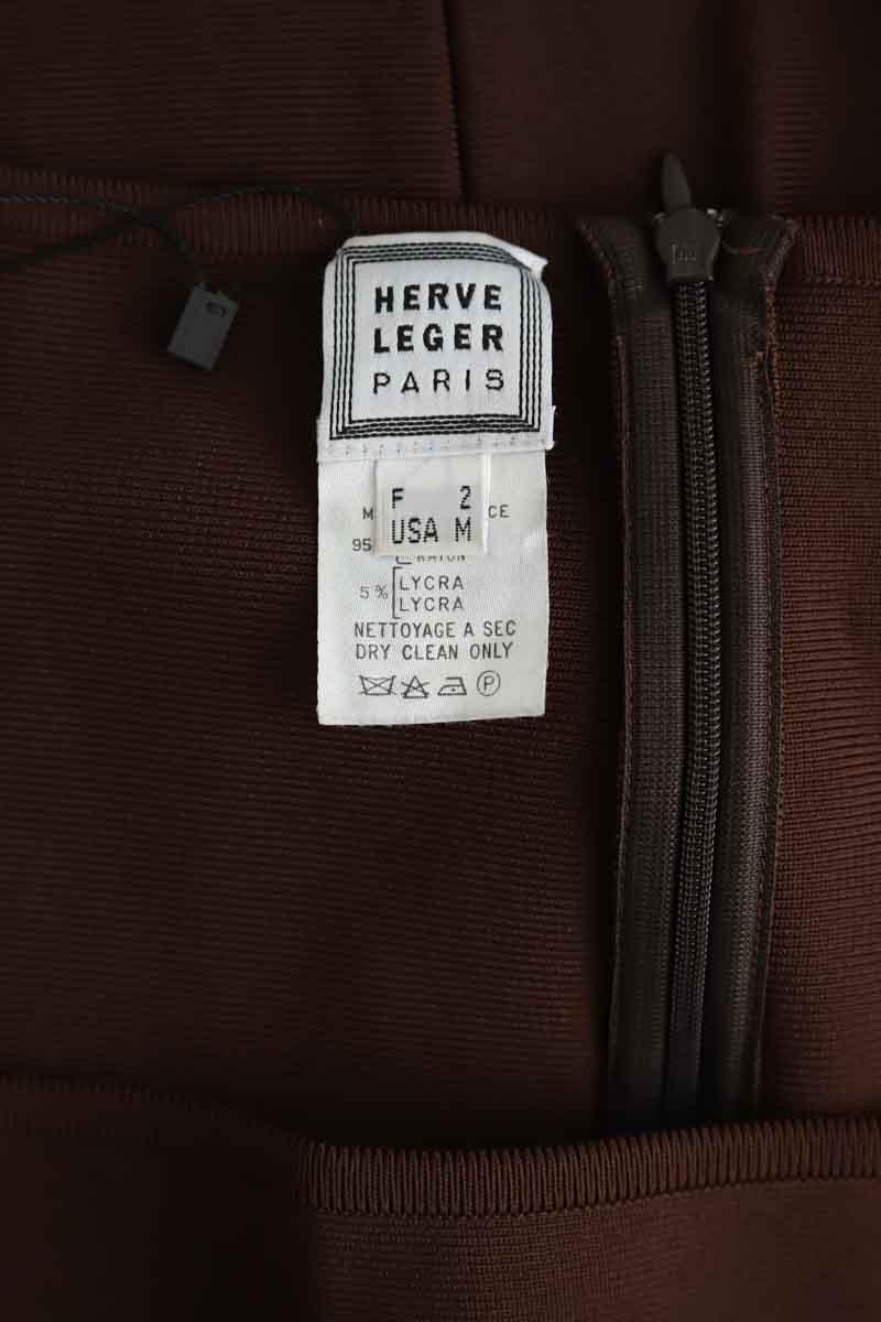 Mini Herve Leger  Marron