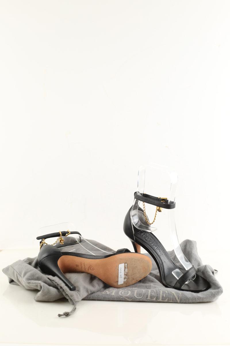 Talons Alexander McQueen  Noir
