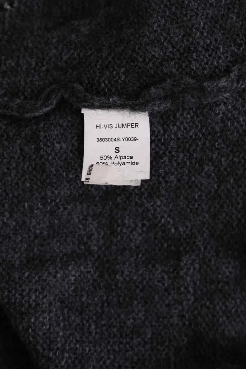 Pull Vivienne Westwood Hi-vis jumper alpaca blend Anthracite en Laine