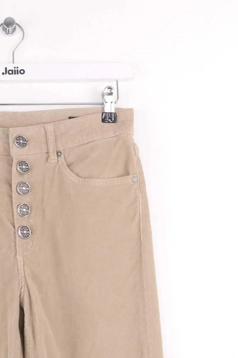 Pantalon droit DONDUP Beige en Coton