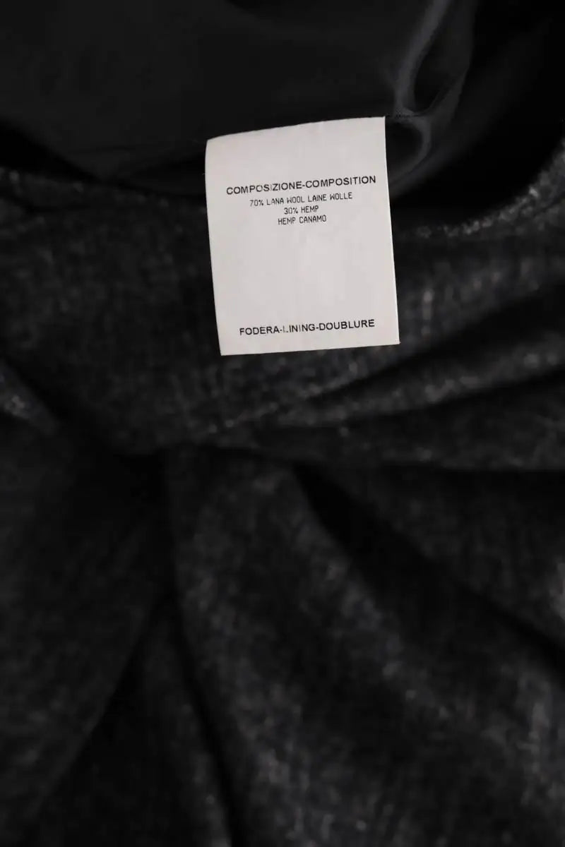 Jupe Yves Saint Laurent Anthracite en Laine