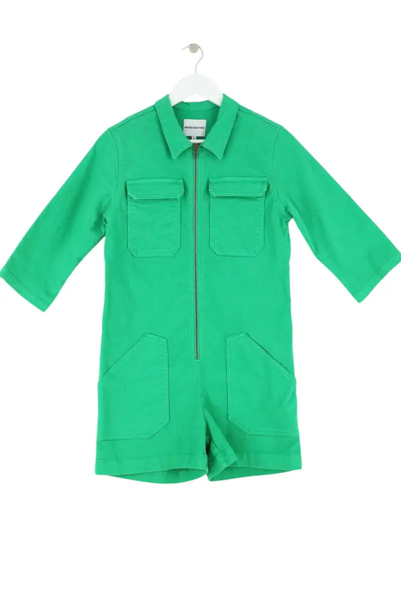 Combishort Modetrotter Vert en Coton, taille XS - Seconde Main