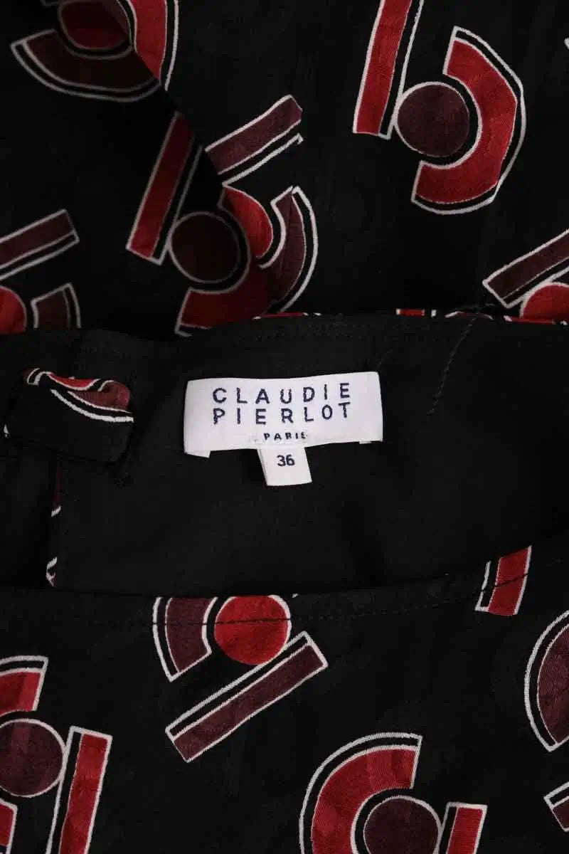 Robe Claudie Pierlot Noir en Viscose