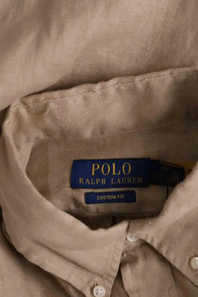 Chemise Ralph Lauren Beige en Lin