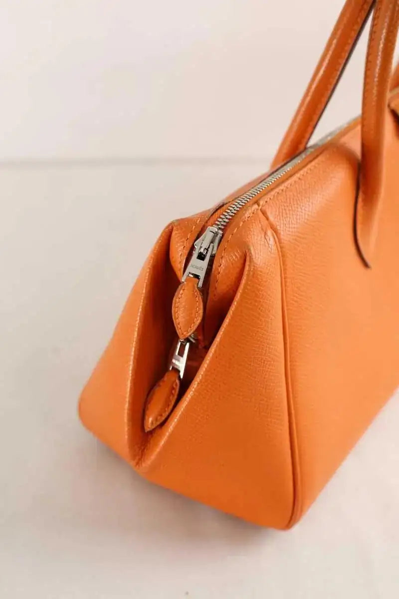 Sac à main Hermès Paris-Bombay Orange en Cuir