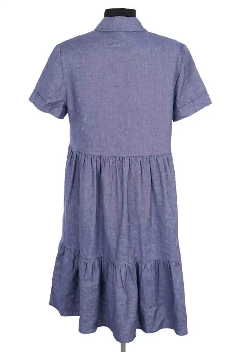 Robe Claudie Pierlot Bleu en Coton
