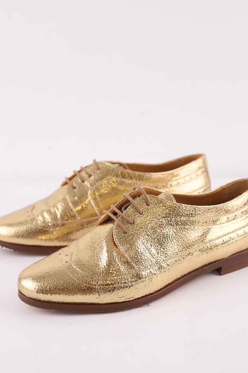 Chaussures à lacets Sézane  Doré