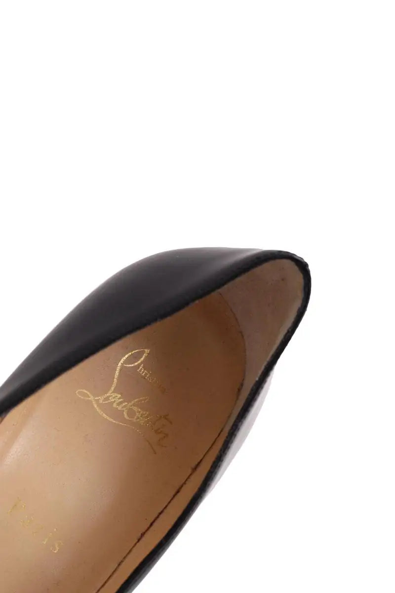 Talons Christian Louboutin Noir en Cuir verni