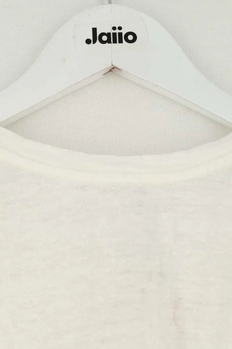 T-shirt Frame Blanc en Lin