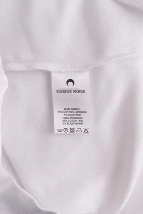 Top Marine Serre Blanc en Coton