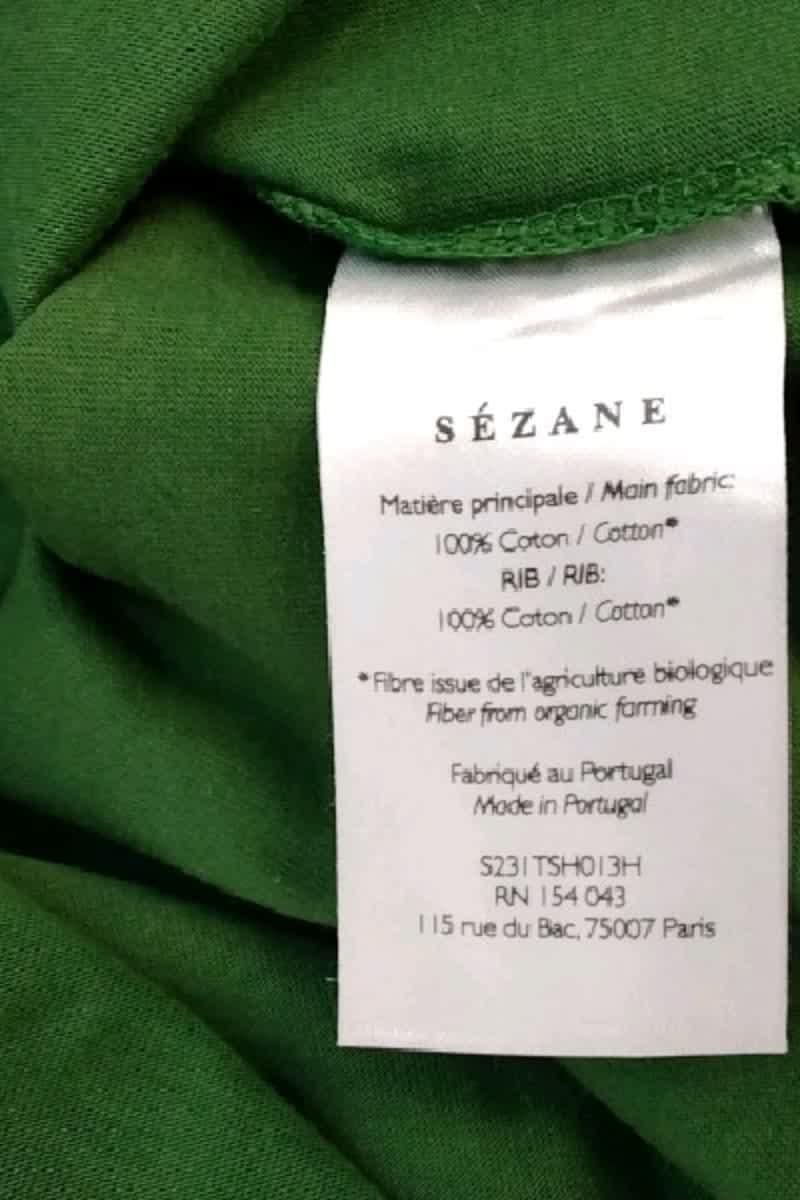 T-shirt Sézane  Vert