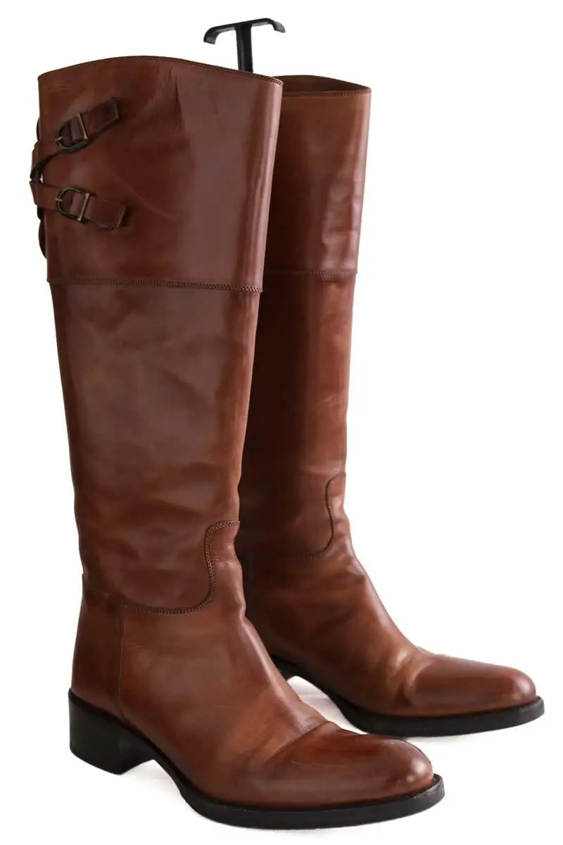 Bottes Sartore Marron en Cuir