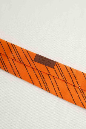 Cravate Hermès  Orange