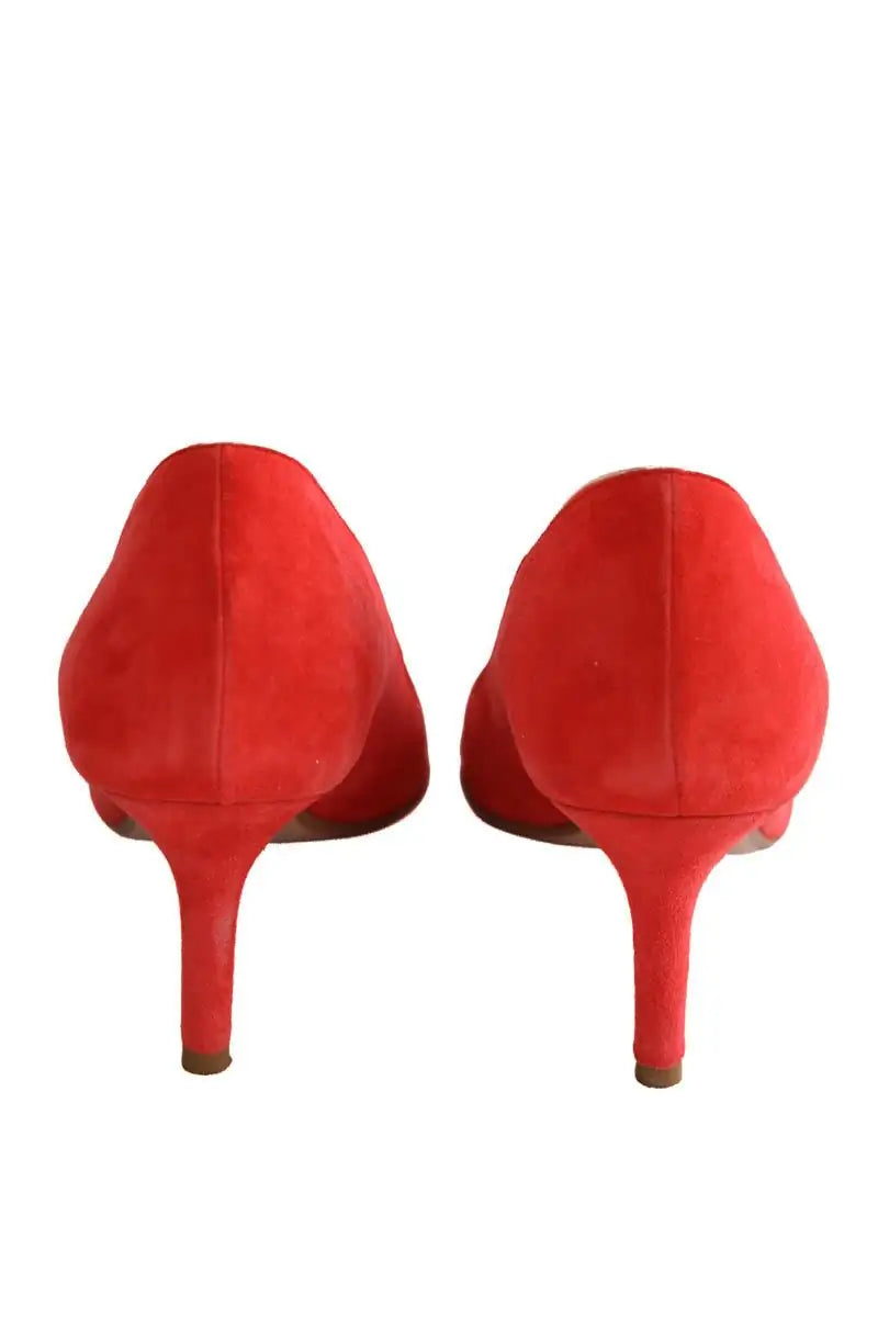 Talons Charles Kammer Rouge en Daim