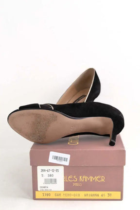 Talons Charles Kammer Noir en Daim