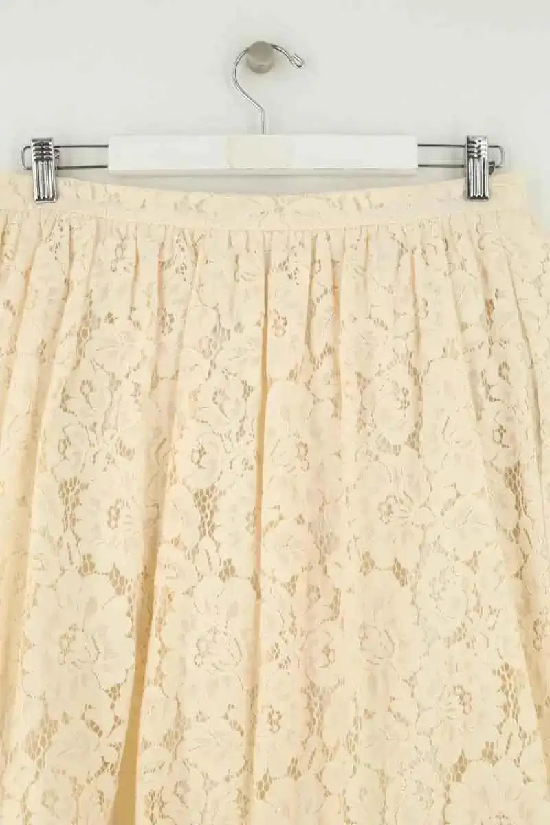 Jupe Tara Jarmon Beige en Coton