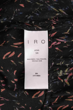 Robe Iro Noir en Soie
